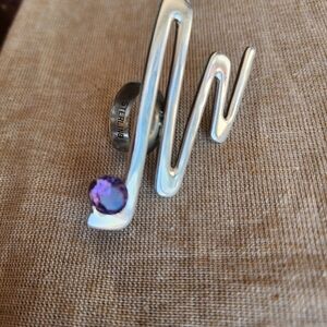 Size 8 Custom AMEYSTH Ring ♡ "Heart Best"